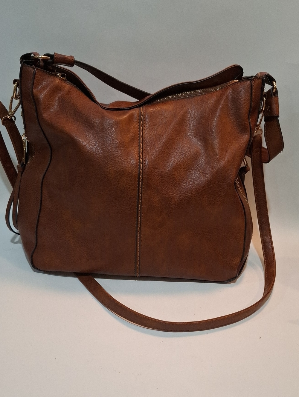 Women’s Brown Leather Shoulder Bag - Unbranded Libra